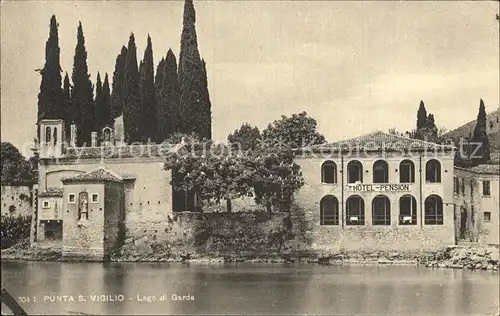 San Vigilio Lago di Garda Kirche Hotel Pension