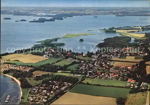 Bosau am Gr Ploener See Fliegeraufnahme Kat. Bosau