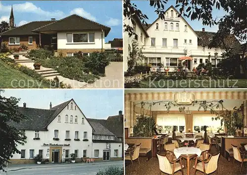 Sandebeck Hotel Pension Zum Teutoburger Wald Gastraum Kat. Steinheim