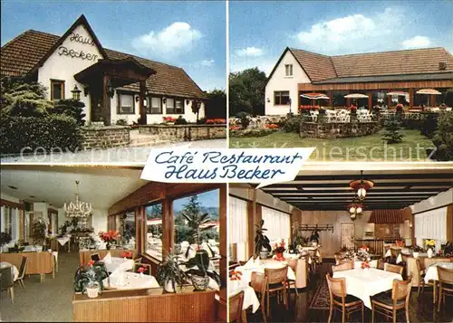 Villigst Cafe Restaurant Haus Becker Terrasse Gastraeume Kat. Schwerte