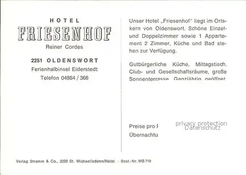 Oldenswort Hotel Friesenhof Bar Gastraeume Kat. Oldenswort