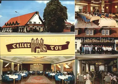 Gross Hehlen Hotel Restaurant Celler Tor Gast und Gesellschaftraum Personalfoto Kat. Celle