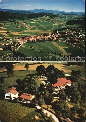 Kumreut Hotel Restaurant Bergschloessl Panorama Fliegeraufnahme Kat. Roehrnbach