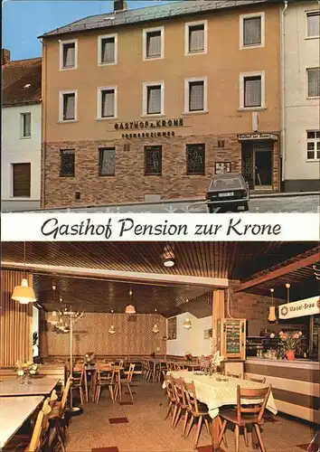 Eschenbach Oberpfalz Gasthof Pension Zur Krone Gastraum Theke Kat. Eschenbach i.d.OPf.