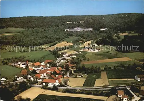 Schwabthal mit Kurklinik Lautergrund Fliegeraufnahme Kat. Bad Staffelstein