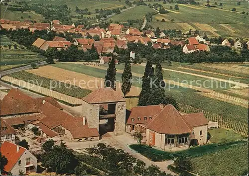 Schweigen Rechtenbach Weintor Gaststaette Fliegeraufnahme Kat. Schweigen Rechtenbach