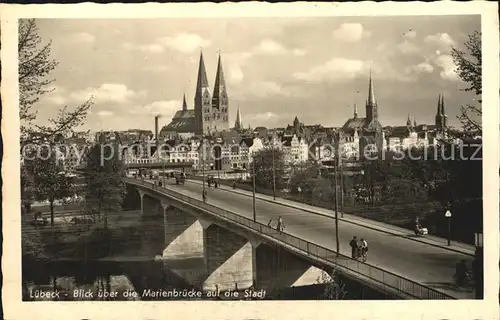 Luebeck Marienbruecke Kat. Luebeck