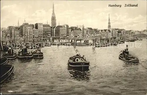 Hamburg Zollkanal Kat. Hamburg