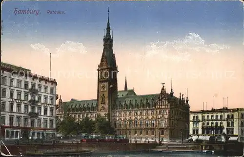 Hamburg Rathaus Kat. Hamburg