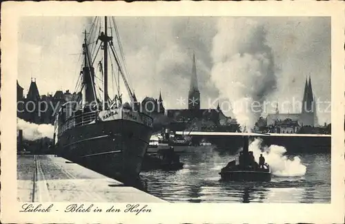 Luebeck Hafen Kat. Luebeck