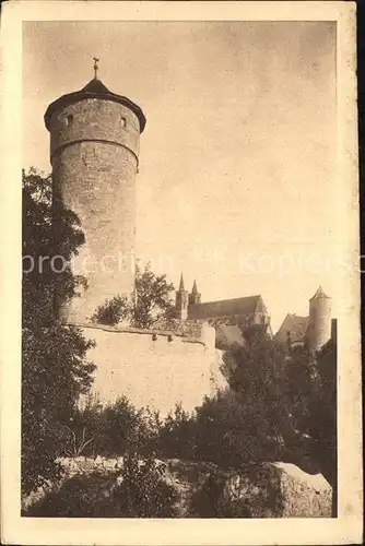 Rothenburg Tauber Strafthurm Kat. Rothenburg ob der Tauber