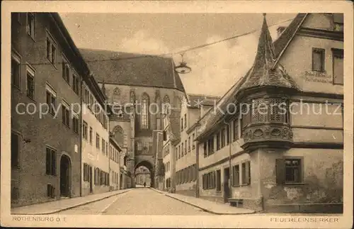 Rothenburg Tauber Feuerleinserker Kat. Rothenburg ob der Tauber