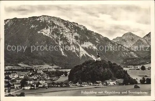 Ruhpolding Rauschberg Sonntagshorn Kat. Ruhpolding