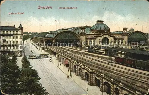 Dresden Hauptbahnhof Union Hotel Kat. Dresden Elbe