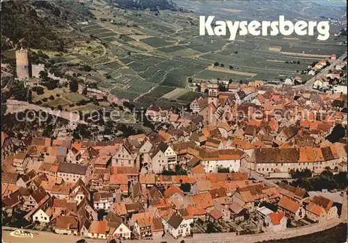 Kaysersberg Haut Rhin Fliegeraufnahme Kat. Kaysersberg