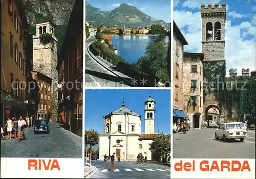 Riva del Garda Kirche Kleine Gasse Stadttor  Kat. 