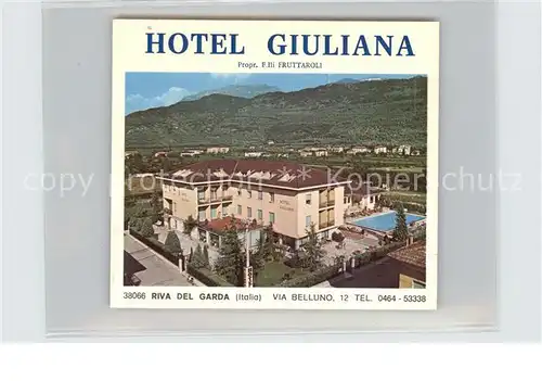 Riva del Garda Hotel Giuliana Kat. 