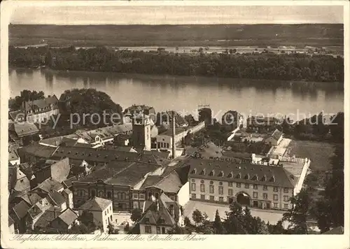 Eltville Rhein Sektkellerei Matheus Mueller Fliegeraufnahme Kat. Eltville am Rhein