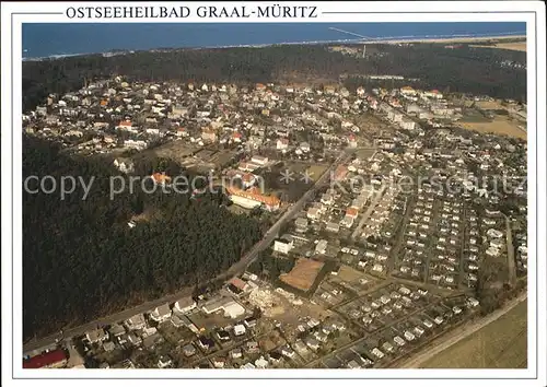 Graal Mueritz Ostseebad Luftbildaufnahme  Kat. Seeheilbad Graal Mueritz