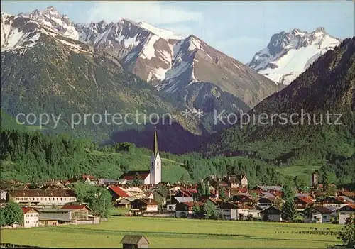 Oberstdorf Grosser Krottenkopf Fuerschiesser Kratzer Kat. Oberstdorf