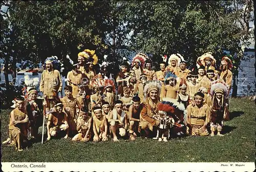 Ontario Canada Ojibwa Indians Kat. Kanada