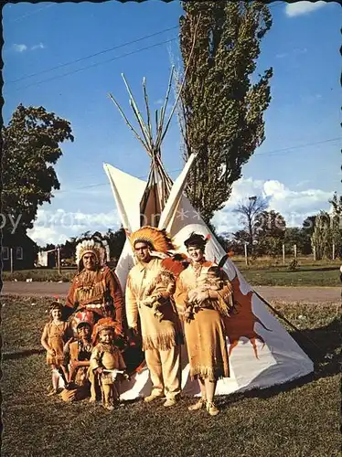 Ontario Canada Ojibwa Family Kat. Kanada