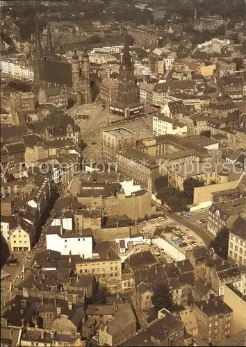 Halle Saale Zentrum Fliegeraufnahme Kat. Halle