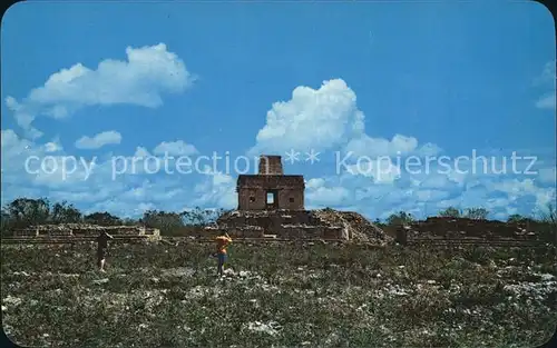 Mexico Yukatan Tempel 7 Munecas von Dzibilchaltun Kat. Mexiko