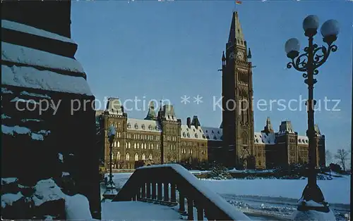 Ottawa Ontario Regierungsgebaeude Winter Kat. Ottawa