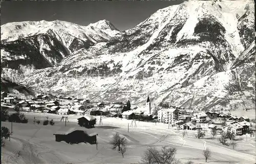 Unterbach BE Balmhorn Winterlandschaft Kat. Unterbach