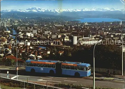 Zuerich ZH Blick von der Waid