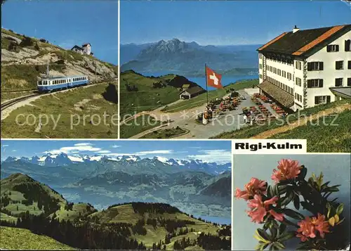 Rigi Kulm Hotel Arth Rigi Bahn Urner Unterwaldner Alpen Pilatus Kat. Rigi Kulm