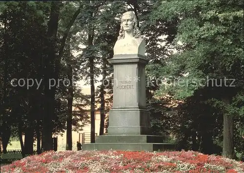 Coburg Denkmal Dichter Friedrich Rueckert Neuses Kat. Coburg