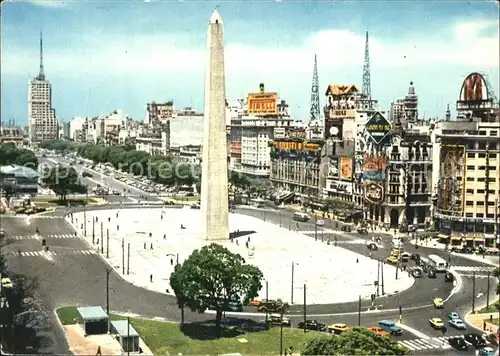 Buenos Aires Plaza de la Republica Obelisk Kat. Buenos Aires