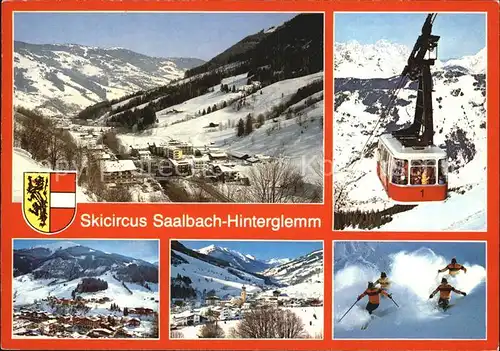 Saalbach Hinterglemm Panorama Winterlandschaften Kat. Saalbach Hinterglemm