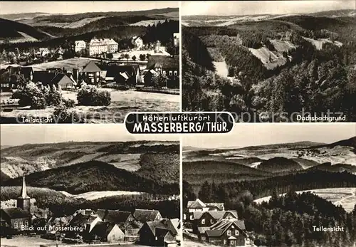 Masserberg Dachsbachgrund Masserberg Panorama Kat. Masserberg