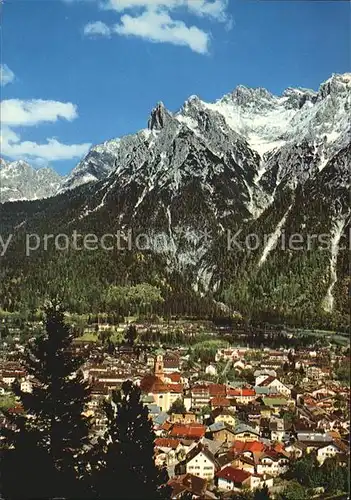 Mittenwald Bayern Karwendelgebirge Karwendelspitze Kat. Mittenwald