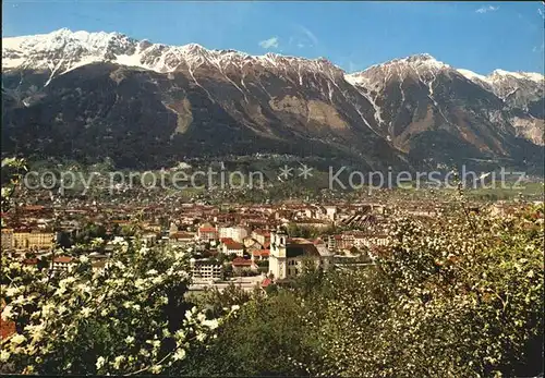 Innsbruck Panorama Nordkette Kat. Innsbruck