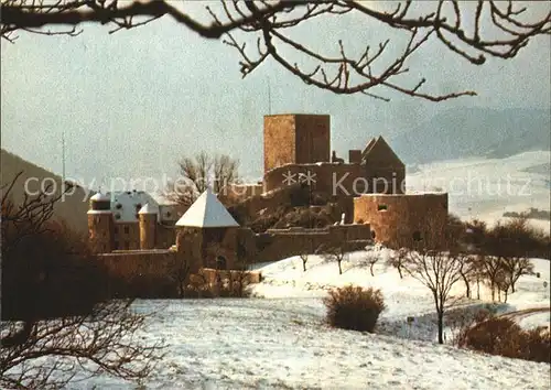 Kusel Burg Lichenberg Winter Kat. Kusel