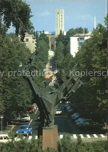 Lahti Eetu Salin Denkmal Kreuzkirche  Kat. Lahti