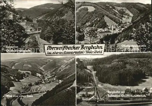 Thueringen Region Talstation Obstfelderschmiede Glasbach Bergbahn  Kat. Erfurt