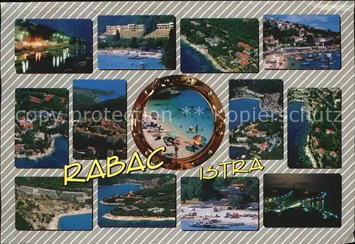 Rabac Kroatien Strand Hotel Hafen  Kat. Kroatien
