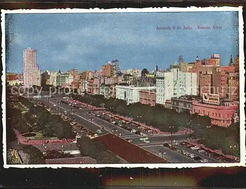 Buenos Aires Avenida 9 Julio Kat. Buenos Aires