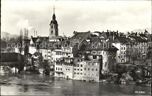 Olten Teilansicht mit Kirche Kat. Olten