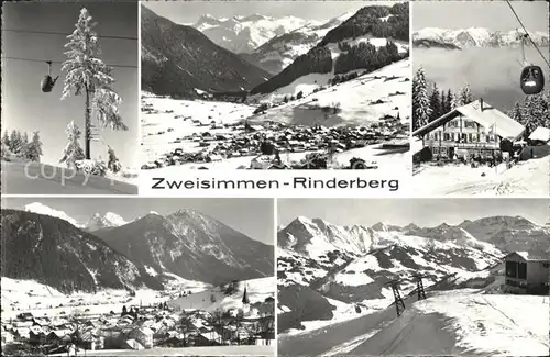 Zweisimmen Rinderberg Gondelbahn Kat. Zweisimmen