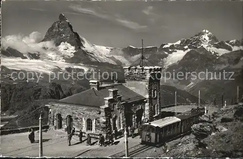 Zermatt VS Station Gornergrat Matterhorn  Kat. Zermatt