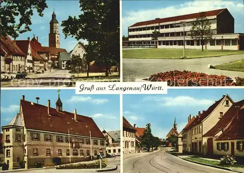 Langenau Wuerttemberg Teilansichten Kat. Langenau