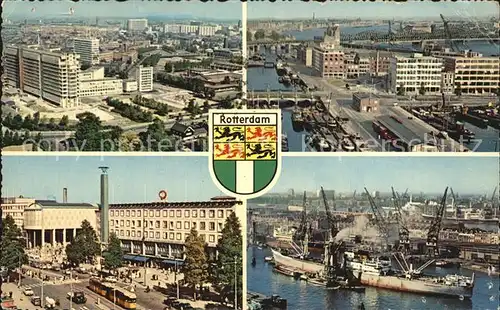 Rotterdam Fliegeraufnahme Hafen  Kat. Rotterdam