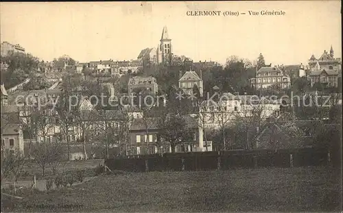 Clermont Oise Vue generale Eglise Kat. Clermont