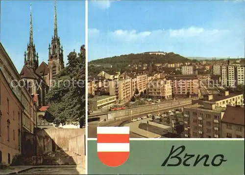 Brno Bruenn Kirchenpartie Wohnbloecke Kat. Brno